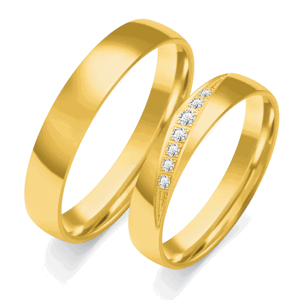 SOFIA zlatý dámský snubní prsten ZSC-124WYG