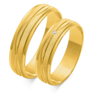 SOFIA zlatý pánský snubní prsten ZSO-116MYG