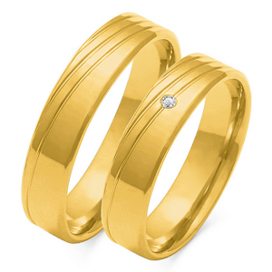SOFIA zlatý dámský snubní prsten ZSO-133WYG