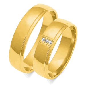 SOFIA zlatý dámský snubní prsten ZSOE-34WYG