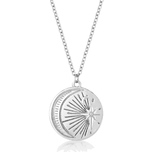 SOFIA stříbrný náhrdelník s měsícem a hvězdou CONZB100657