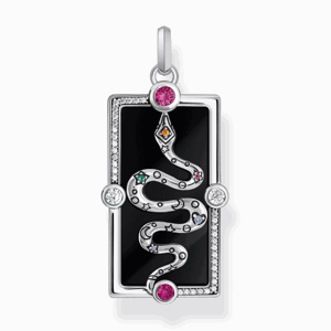 THOMAS SABO přívěsek Snake with enamel and stones PE958-473-7