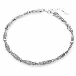 SOFIA stříbrný náhrdelník AMCLG216-45+5
