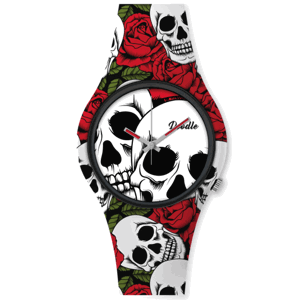 DOODLE unisex hodinky Roses and Skulls DOSK001