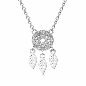 SOFIA stříbrný náhrdelník lapač snů IS028CT165