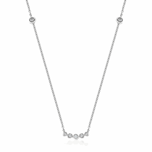 SOFIA stříbrný náhrdelník se zirkony CAMN20668A-CZ-SS