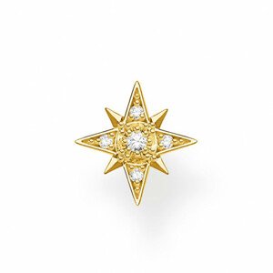 THOMAS SABO kusová náušnice Star gold H2144-414-14