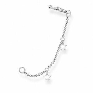 THOMAS SABO náušnice Stones silver s řetízkem na náušnici EC0020-001-21