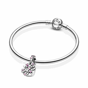 PANDORA náramek Pink Heart Family Tree 590717+799153C01