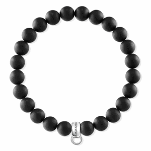 THOMAS SABO náramek na charm Black X0219-023-11