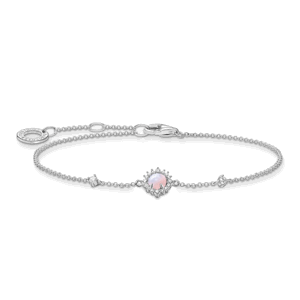 THOMAS SABO náramek Vintage shimmering pink opal colour effect A2023-166-7-L19V