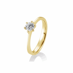 SOFIA DIAMONDS prsten ze žlutého zlata s diamantem 0,50 ct BE41/84833-Y