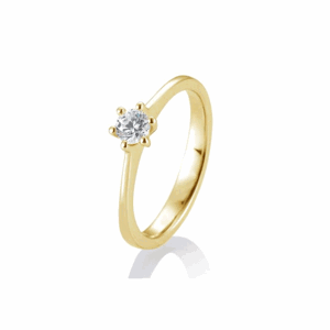 SOFIA DIAMONDS prsten ze žlutého zlata s diamantem 0,30 ct BE41/84831-Y