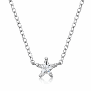 SOFIA stříbrný náhrdelník zirkonová hvězda IS028CT117