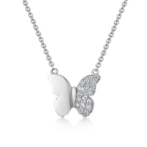 SOFIE stříbrný náhrdelník motýl CK2010234610-38-45