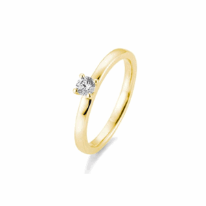SOFIA DIAMONDS prsten ze žlutého zlata s diamantem 0,20 ct BE41/05992-Y