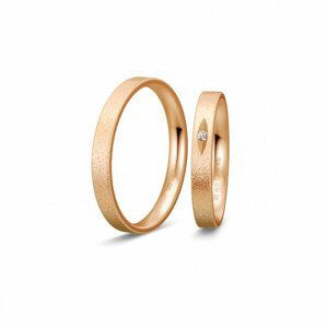 BREUNING zlaté snubní prsteny BR48/04955RG+BR48/04956RG