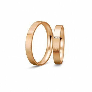 BREUNING zlaté snubní prsteny BR48/04959RG+BR48/04960RG