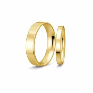 BREUNING zlaté snubní prsteny BR48/50111YG+BR48/04718YG