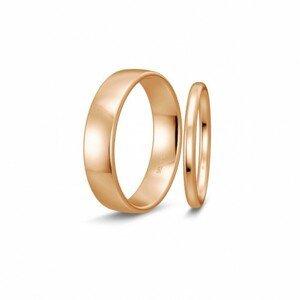 BREUNING zlaté snubní prsteny BR48/50117RG+BR48/04721RG