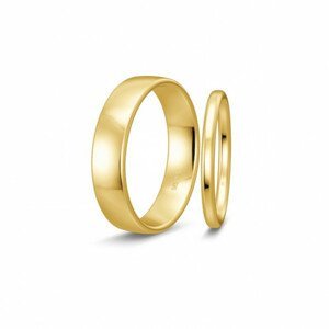 BREUNING zlaté snubní prsteny BR48/50117YG+BR48/04721YG