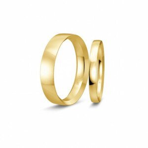 BREUNING zlaté snubní prsteny BR48/50119YG+BR48/04722YG