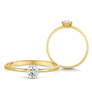 SOFIA zlatý prsten se zirkonem PAK11244G