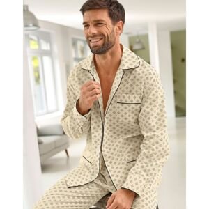 Blancheporte Klasické pyžamo s potiskem béžová 107/116 (XL)