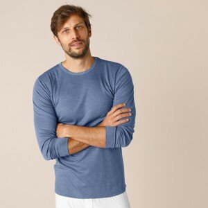 Blancheporte Sada 2 spodních triček s dlouhými rukávy, polyester džínový 93/100 (L)