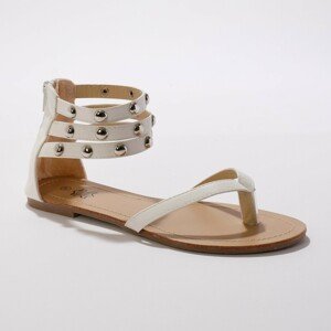 Blancheporte Žabkové sandály, bílé bílá 36