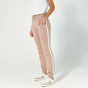 Blancheporte Sportovní kalhoty, dvoubarevné karamelová/bílá 52