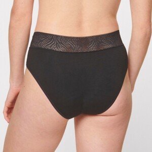 Blancheporte Menstruační kalhotky SLOGGI s vykrojenými nohavičkami černá S