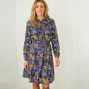 Blancheporte Propínací šaty s potiskem květin fialová/lila 42