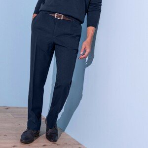 Blancheporte Kalhoty s pružným pasem, bez záševků, polyester námořnická modrá 56