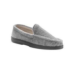 Blancheporte Pánské pantofle v plstěném vzhledu šedá 40