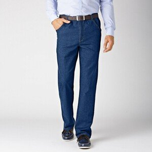 Blancheporte Extra pohodlné džíny s pružným pasem, vnitřní délka nohavic 72 cm tmavě modrá 38