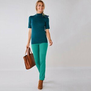 Blancheporte Tvarující kalhoty s efektem plochého bříška smaragdová 42