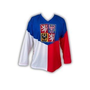 MMO Hokejový dres - Česko modrý (bez potisku) Velikost: 2XL