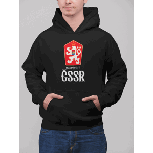 Pánská mikina Narozen v ČSSR Barva: Černá, Velikost: L