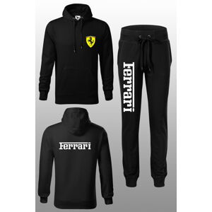 MMO Tepláková souprava s dlouhým rukávem Ferrari Tepláky velikost: 2XL, Mikina velikost: 4XL