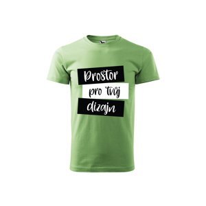 MMO Pánske tričko s vlastním potiskem Barva: Hrášková zelená, Velikost: 4XL