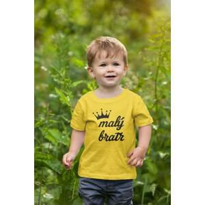 MMO Chlapecké tričko Malý bratr Barva: Žlutá, Velikost: 146
