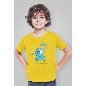 MMO Chlapecké tričko Maminky malá příšerka Barva: Žlutá, Velikost: 110