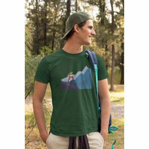 MMO Pánské tričko Adventure Barva: Láhvově zelená, Velikost: 2XL