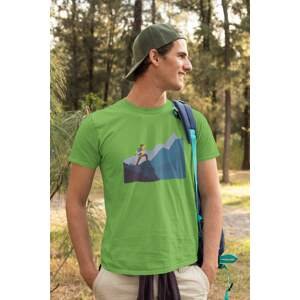 MMO Pánské tričko Adventure Barva: Hrášková zelená, Velikost: 2XL