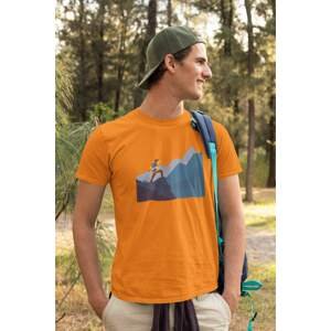 MMO Pánské tričko Adventure Barva: Mandarínková oranžová, Velikost: 2XL