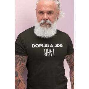 MMO Pánské tričko Dopiju a jdu Barva: Military, Velikost: 3XL