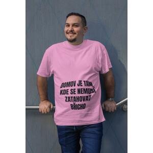 MMO Pánské tričko Zatahovat břicho Barva: Ružová, Velikost: XL