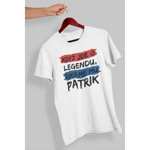 MMO Pánské tričko Patrik Barva: Bíla, Velikost: 2XL