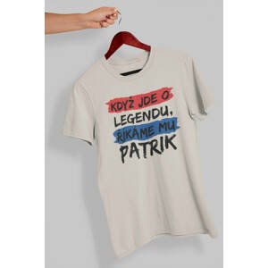 MMO Pánské tričko Patrik Barva: Ledově šedá, Velikost: 4XL